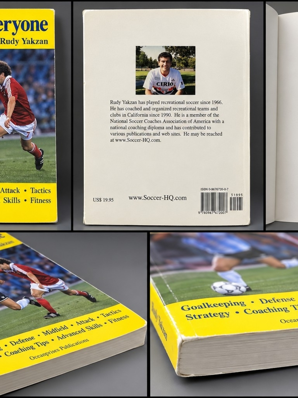 Soccer for Everyone Rudy Yakzan SIGNED Paperback Diego Maradona Cover